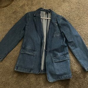 Denim blazer